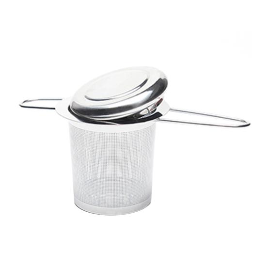 Yousheng Tea Infuser Rustproof Non-slip 304 Stainless Steel Folding Handle Loose Leaf Tea Infuser Basket for Cups