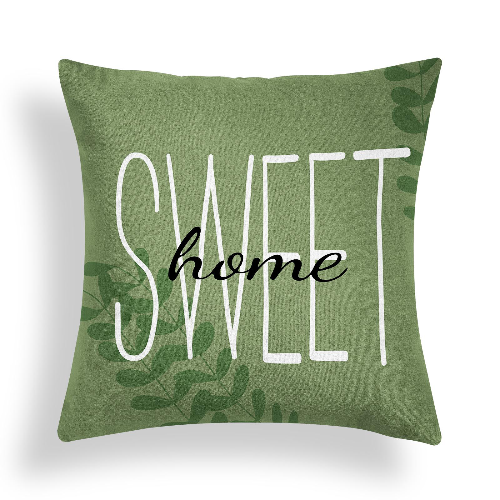 

Зеленая Геометрическая Весенне-Летняя Абстрактная Наволочка Подушка для Дивана в Гостиной 45cm*45cm