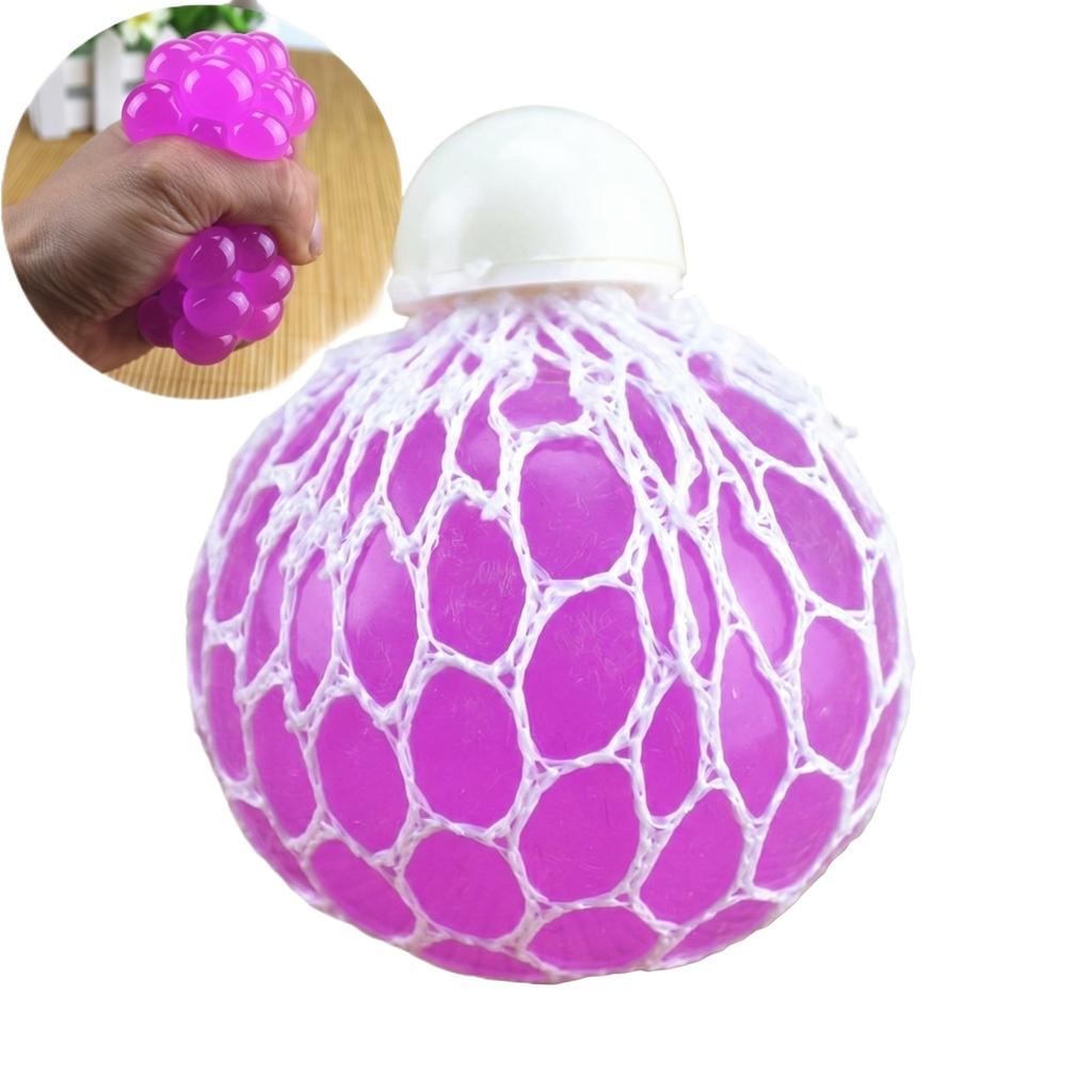 Mesh Covered Squeeze Stress Ball Toy for Hand Exercise and Sensory Relief Suitable for Office and Home Use 3ml Size