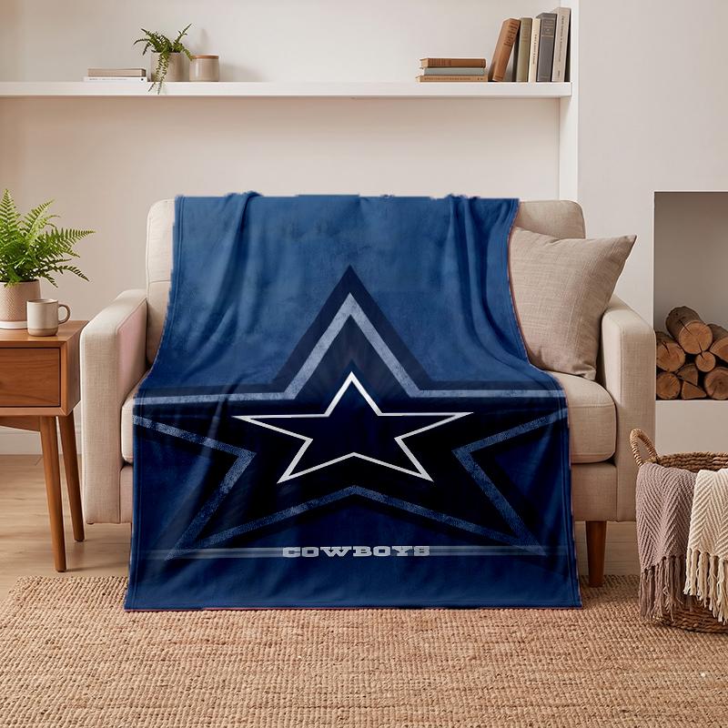 Dallas Cowboys Soft Warm Flannel Blankets Comfortable Blanket for Home Decoration Gifting