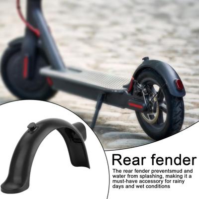 Electric Scooter Rear Mud Guard Rear Fender Durable Construction Easy Installation Rear Scooter Mud Guard with Tail Light for Xiao Mi 4 Pro