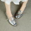 Fairy Style~ French Beauty~ Round Head T-shoes 2025 Spring New Pink Low-heeled Flat-soled Single Shoes Women's Shoes