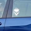 Auto Sticker Flame Skull Head Hood Car Paste Side Door Car Paste Flame Skull
