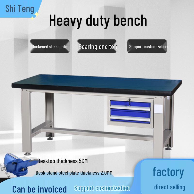 Heavy-Duty Stainless Steel Anti-Static Workbench & Maintenance Table