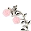 Boucles d'oreilles Magnifiques Boucles d'oreilles Grimpantes Rampantes Rose Fleur Branche