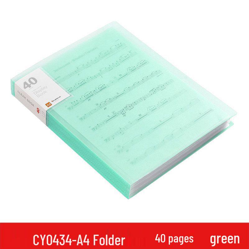 A4 Transparent Multilayer Insert Pockets Folder for Student Documents & Certificates
