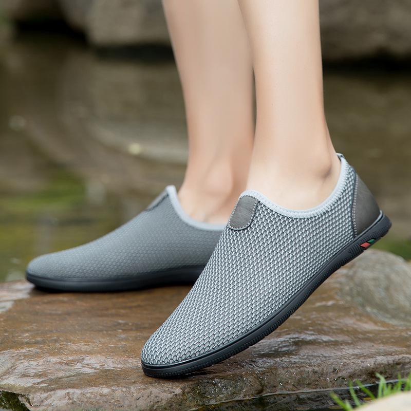 Men's Summer Sports Style Casual Mesh Shoes - Breathable, Trendy, Soft Sole