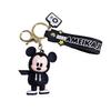 Cute Cartoon Pvc Keychain With Classic Mickey And Minnie Design