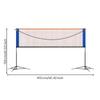 Badminton Net with Stand Foldable Poles Sturdy for Families