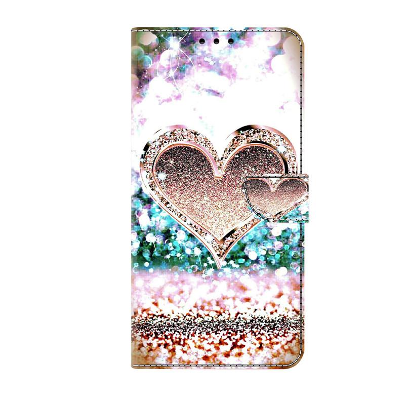 A55 A35 A25 A15 Phone Case for Samsung Galaxy A16 A14 A13 A12 Luxury Painted Wallet PU Leather Cover Bracket Flip Phone Cases