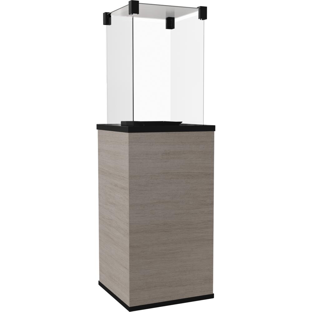Patio Gas Heater Patio Mini Quartz Sinter Base Panel Naturali Grigia 8,2 kW