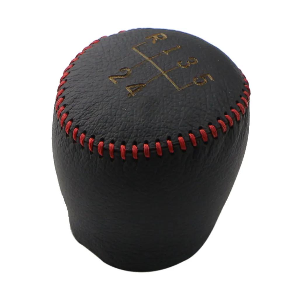 Leather 5 6 Speed MT Car Gear Shift Knob Protection Collars Cover for Chevrolet Cruze Sedan Hatchback 2009 - 2015 Parts