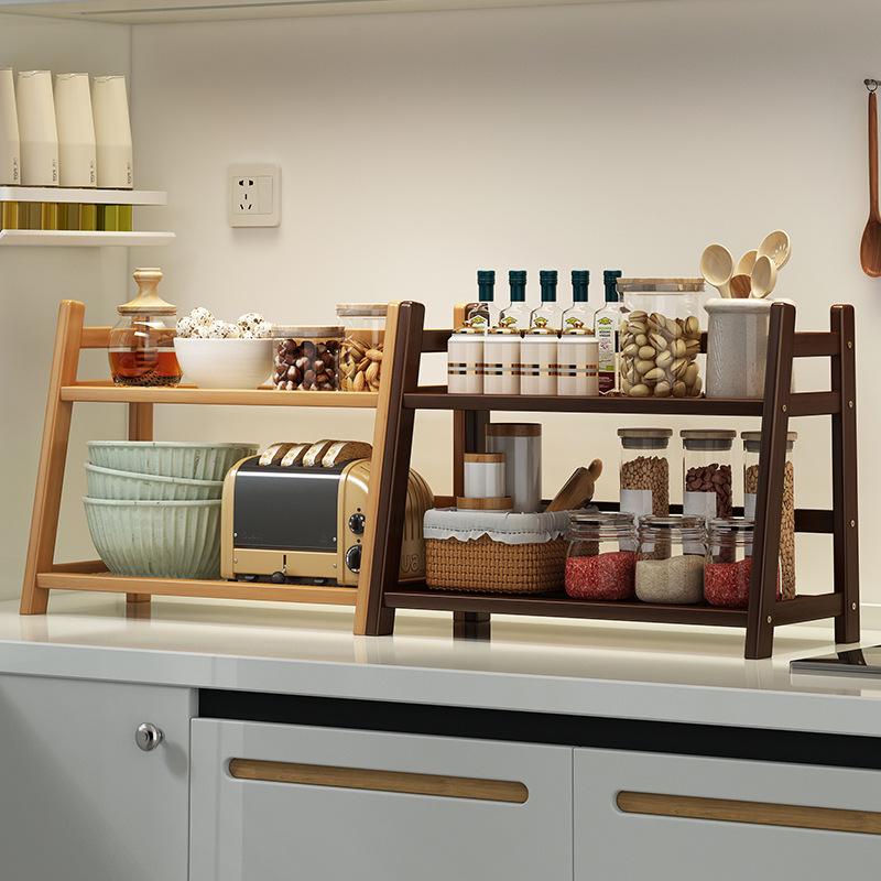 Kitchen Multi-layer Spice Rack: Desktop Storage Shelf for Oil, Salt, Soy Sauce, Vinegar
