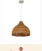 Wabi-Sabi Bamboo Rattan Pendant Lamp: Zen-Inspired Teahouse Lighting