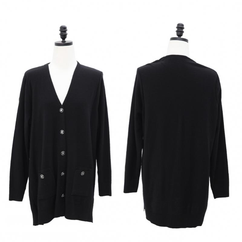 Shiz Madam Loose Fit Knit Cardigan With Pocket J31786