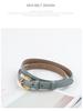 Cuckoo Women's Genuine Leather Skinny Belt for Jeans - Versatile Cowhide Casual Accessory