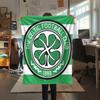 Celtic Football Club Emblem,pattern Flannel Blanket, High Quality Comfortable for All Seasons, Home Decor, Warmth and Comfort, Perfect for Gifts.