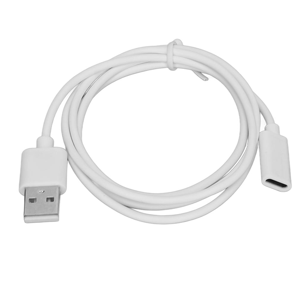 USB Charging Cable Charger Adapter Cord Replacement USB to Type C Female for Huawei Freelace For Honor Xsport White 1M