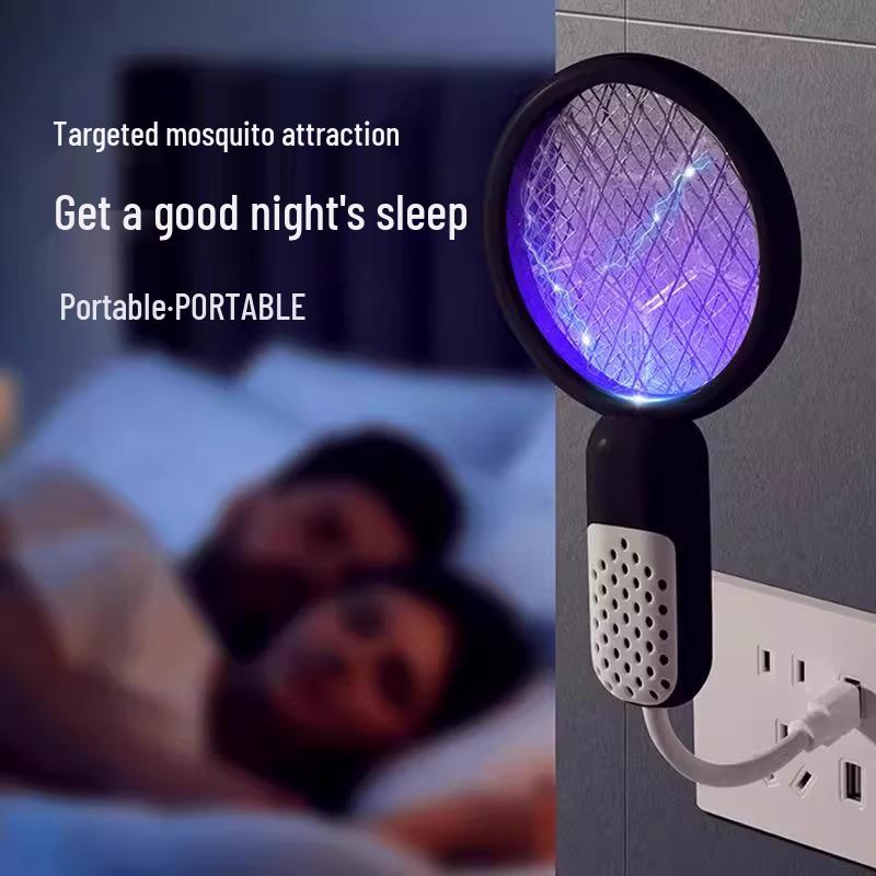 2025 Mini Electric Mosquito Swatter: Powerful Mosquito and Fly Killer Lamp