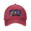 Incredibox Music Video Game Washed Denim Cap Casual Baseball Caps Adjustable Hat Summer Unisex Baseball Hats
