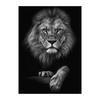 Černá bílá zvířata Umění Lev Obraz na plátně Moderní Plakáty a grafiky Nástěnné obrazy do obývacího pokoje Domácí Cuadros Decor