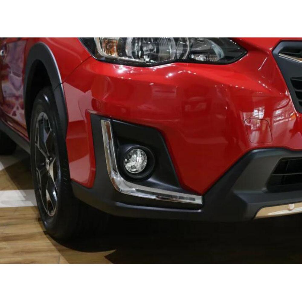 Het försäljning för SUBARU XV 2018 2022 strålkastare fram dimljus ram klistermärke ABS krom skyddslist motorhuv ram