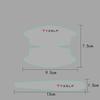 Tesla Car Door Handle Bowl Transparent Sticker Anti-collision Protection Strips For Model 3 Y S Cybertruck Juguete Roadster Coil