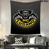 Hockey Club Lugano Wall Tapestry Aesthetic Wall Hanging Printed Fabric Blanket Decorative Tapestries for Bedroom Living Room Home Decor