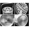 Double Layer Ice Bucket Set with Lid and Tongs Multifunctioanl Ice Bucket and Tongs Set Practical Ice Caddies with Cover