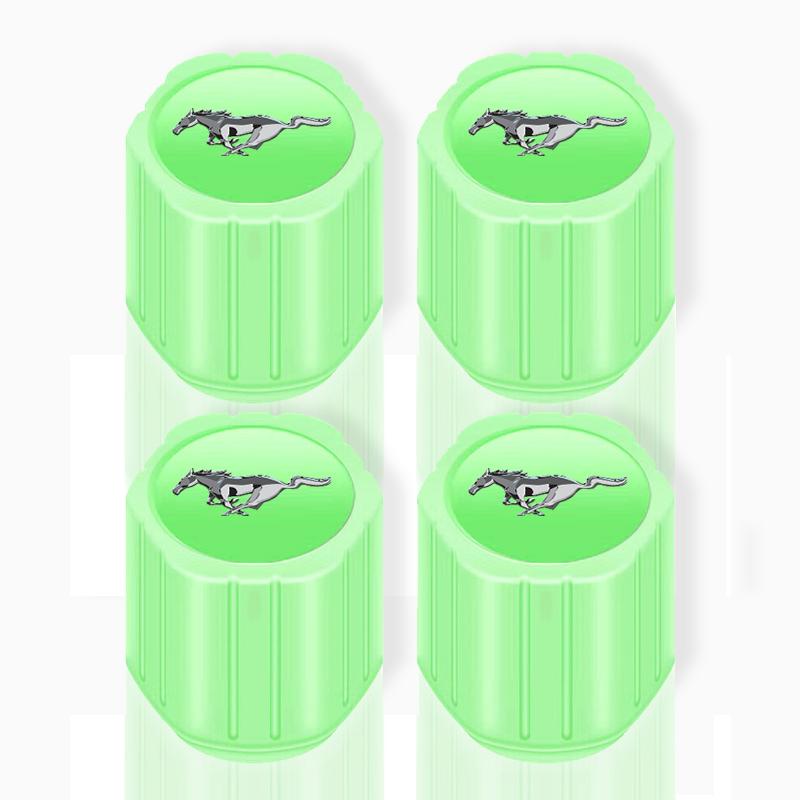 

Luminous Car Tire Valve Caps Fluorescent Motorcycle Wheel Tyre For Ford Focus Mondeo Kuga Fiesta MK7 Escort Explorer Edge 2 4 MK2 4pcs Mustang