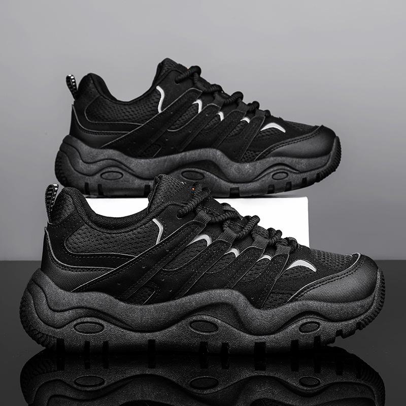Autumn Dad Shoes Men's New Casual Sports Shoes Fashionable Low-top Mesh Breathable Forrest Gump Shoes Lightweight and Versatile Men's Shoes