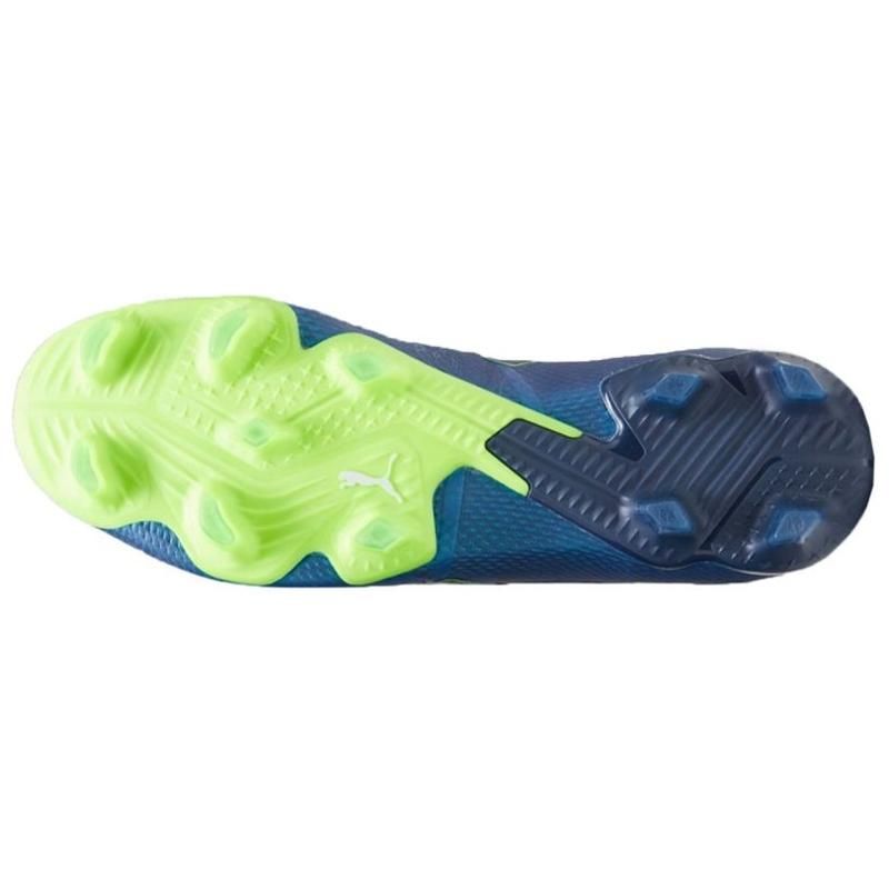 Puma Future Ultimate FG AG Men's Persian Blue White Pro Green Soccer Cleats 107355-03