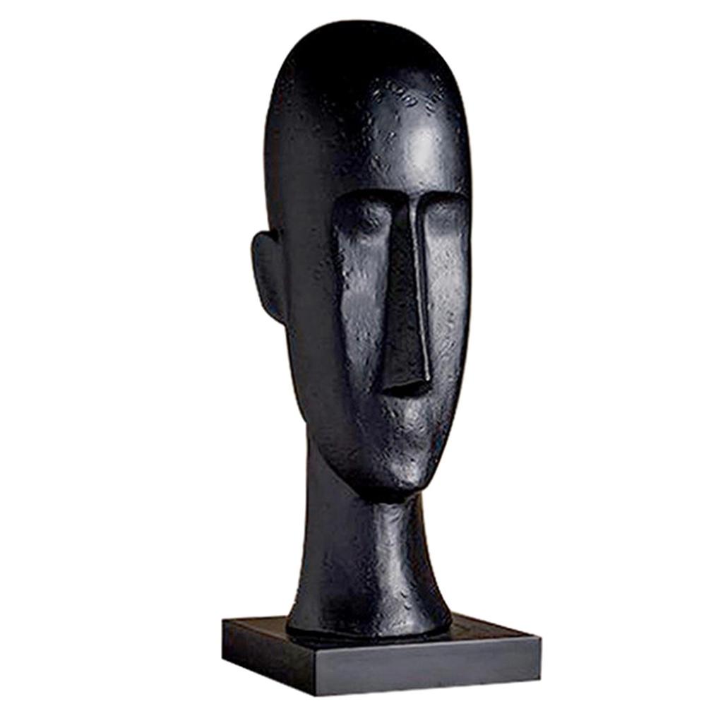 Abstract Human Figure Desktop Figurine Resin Sculpture with Modern Office Collectible for Farmhouse,