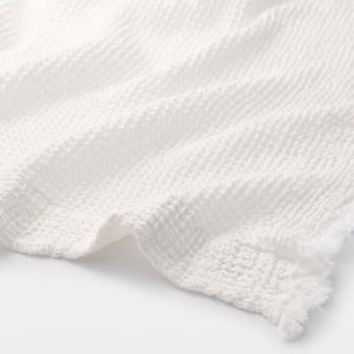 MUJI Waffle Weave Blanket, Single, 140 X 200 Cm, Off-White, 84739170