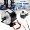 250W 24V 2750 U/min DC Elektromotor Gebürstet Für E-Bike Roller Go-Kart MY1016 Motor Controller Griff Elektromotor