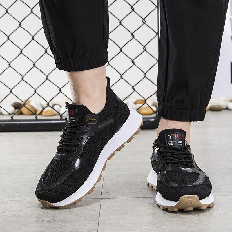 Sneakers Spring New Men's Shoes Shallow Mouth Shoes Simple Youth Outdoor Casual Running Shoes