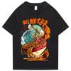 Japan Harajuku Dragon Noodle Unisexs Hip Hop T Shirt Monster T Shirt Streetwear Summer Top Tee Cotton T Shirt Hiphop T Shirt Unisex