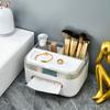 Dustproof Tissue Paper Box Waterproof Double-layer Tissue Holder  Desk Organizer