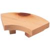 Sushi Plate Serving Stand with Unbreakable Made In Japan J-kitchens (Dish) 8.5-inch Hinoki-style Knots, Plate,