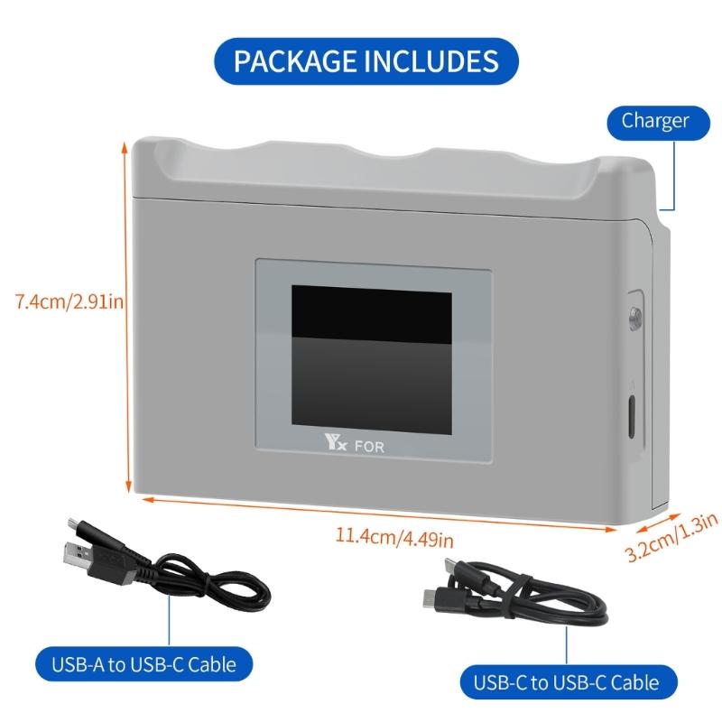 LCD Display Battery Charger 3Way Charging Hubs For Drones With Storage Charging And Fast Charging Capabilities