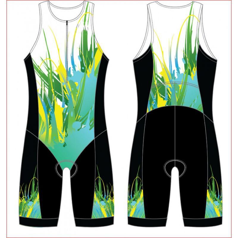 Mountain Road Cycling Suit Triathlon Moisture Absorption Sweat-wicking One-piece Tight-fitting Sportswear Design