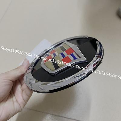 1 Stück ABS 14,5 cm Auto Front Kopf Mitte Kühlergrill Emblem Abzeichen Etikett Aufkleber für 2007 2008 2009 2010 2011 2012 2013 2014