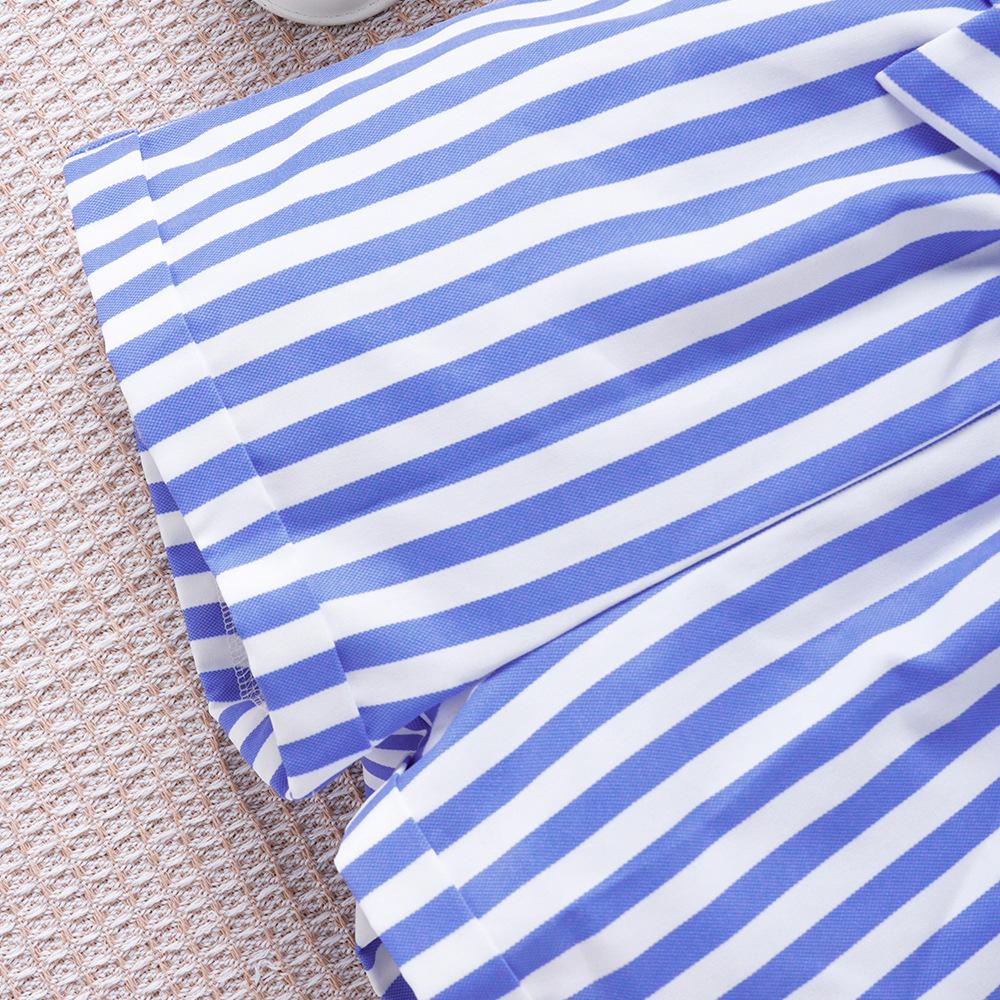 Kids Clothes Summer Fashion Sleeveless Halter Neck Short Jumpsuit for Girls Romper