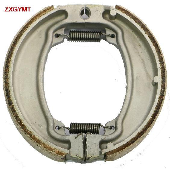 For SUZUKI RM 125 RM125 1984 Front Rear Shoe Drum 84 Semi-Metallic Brake Shoe Pads Set