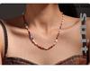 Bohemian Multi-Color Beaded Necklace with Glass Stones and Freshwater Pearls for Women