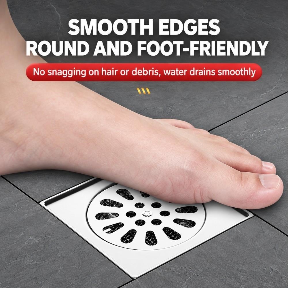 Round Drain Cover Stainless Steel Drain Filter Durable Floor Drain Lid  Floor Drain Replacement