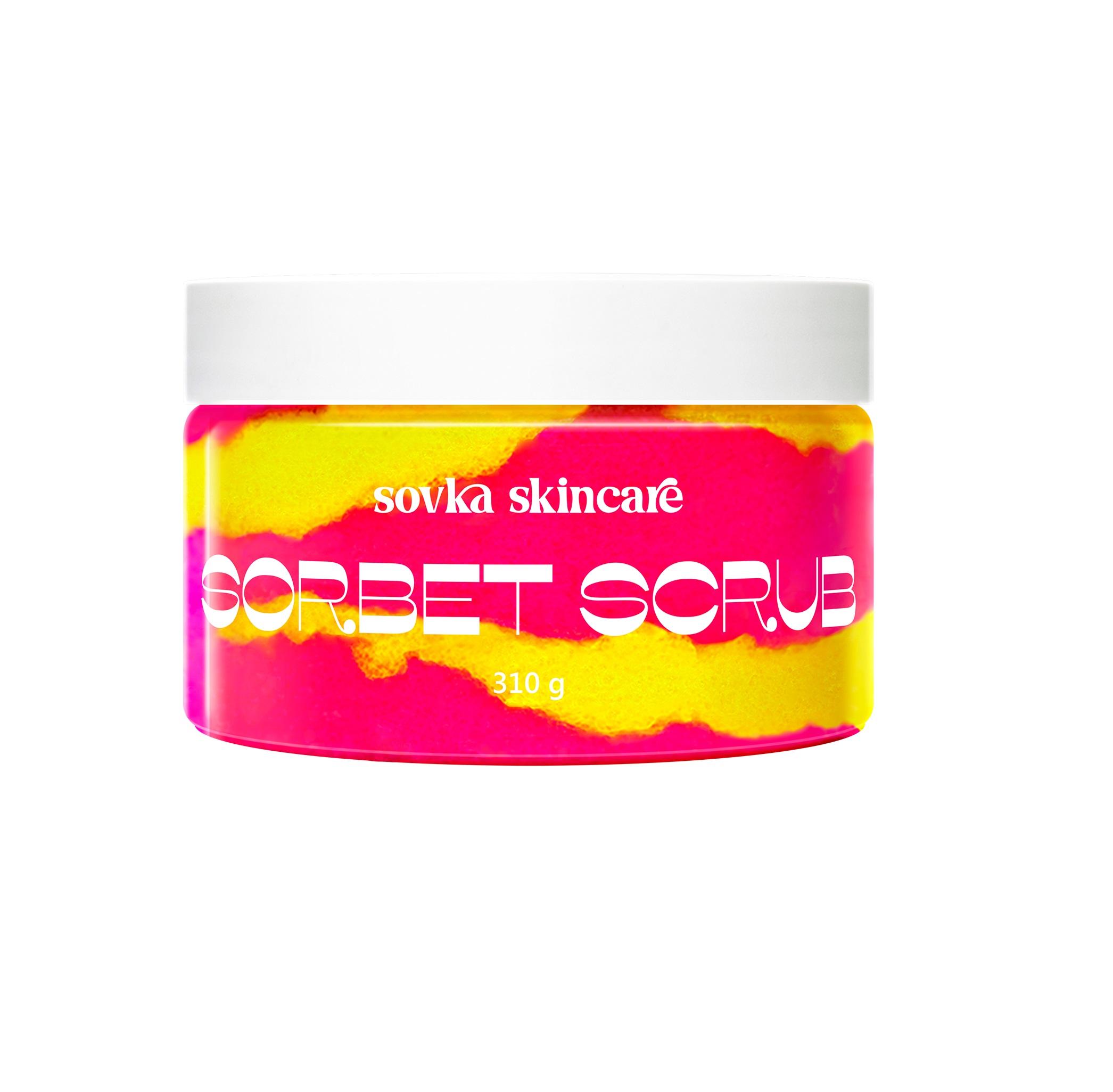 

Скраб для тіла Sorbet Scrub Love.. Sovka Skincare 310 г