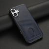Business Leder Weiche Kante Handyhülle Für iPhone 16E 15 Pro Max 14 Pro 13 12 11 Einfarbig Stoßfest Schlank Hart PC Rückseite
