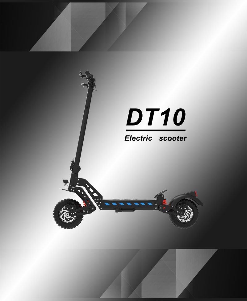 DriveTron DT10 Adult Electric Scooter, 31 Mph, Dual Disc Brakes + EABS, Dual Spring Suspension, NFC,48V 15.6Ah 1000W