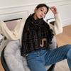 Autumn and winter scarf, new women's extended imitation cashmere air conditioner shawl, fashionable geometric short beard, cold-proof and warm scarf